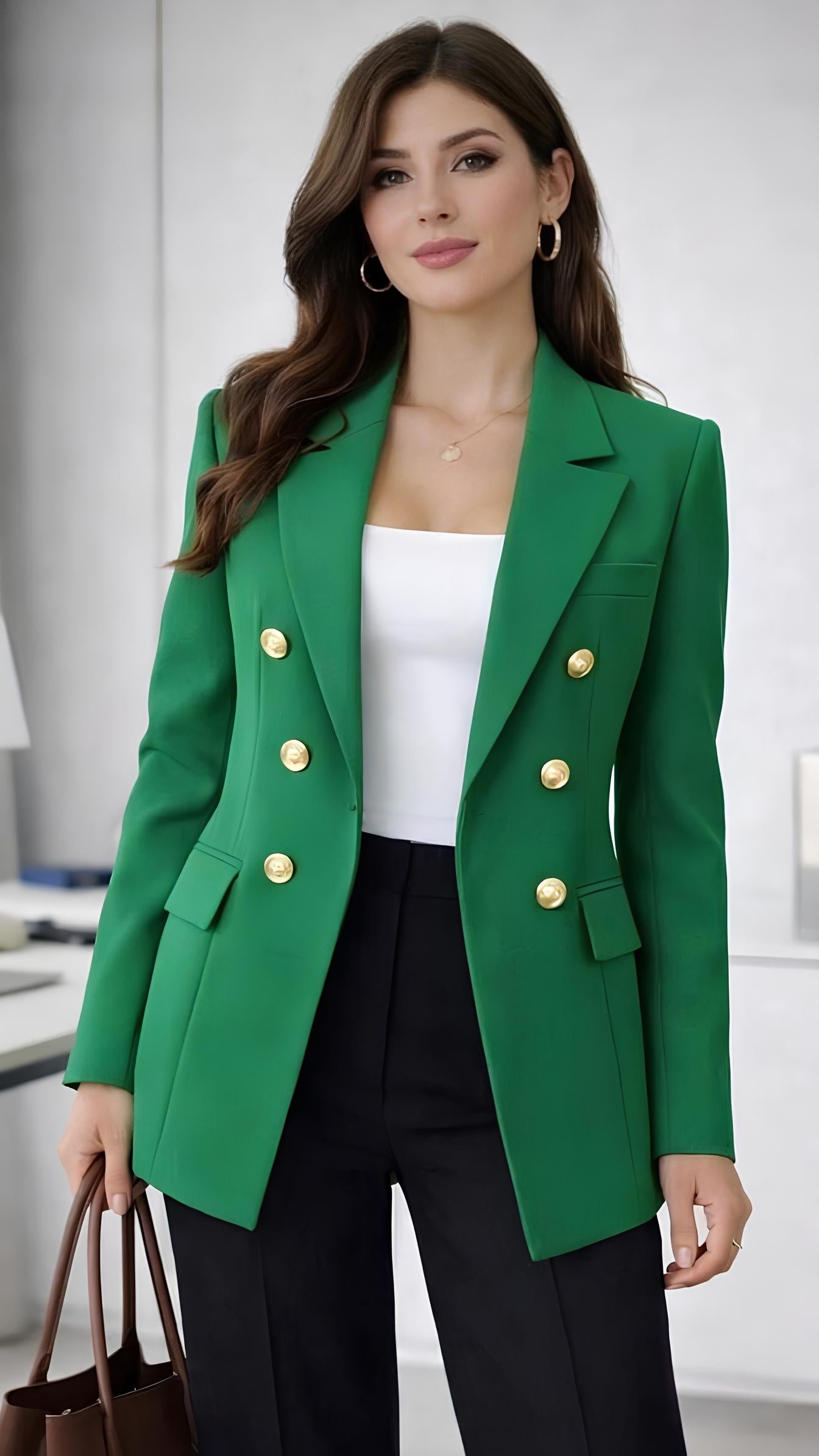 Blazer em Alfaiataria com Botões