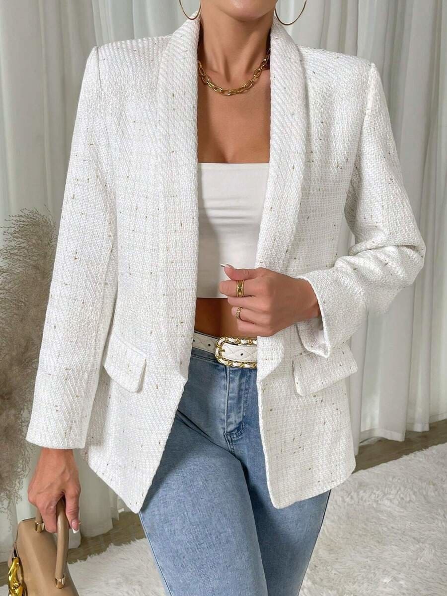 Blazer Feminino Casual em Linho