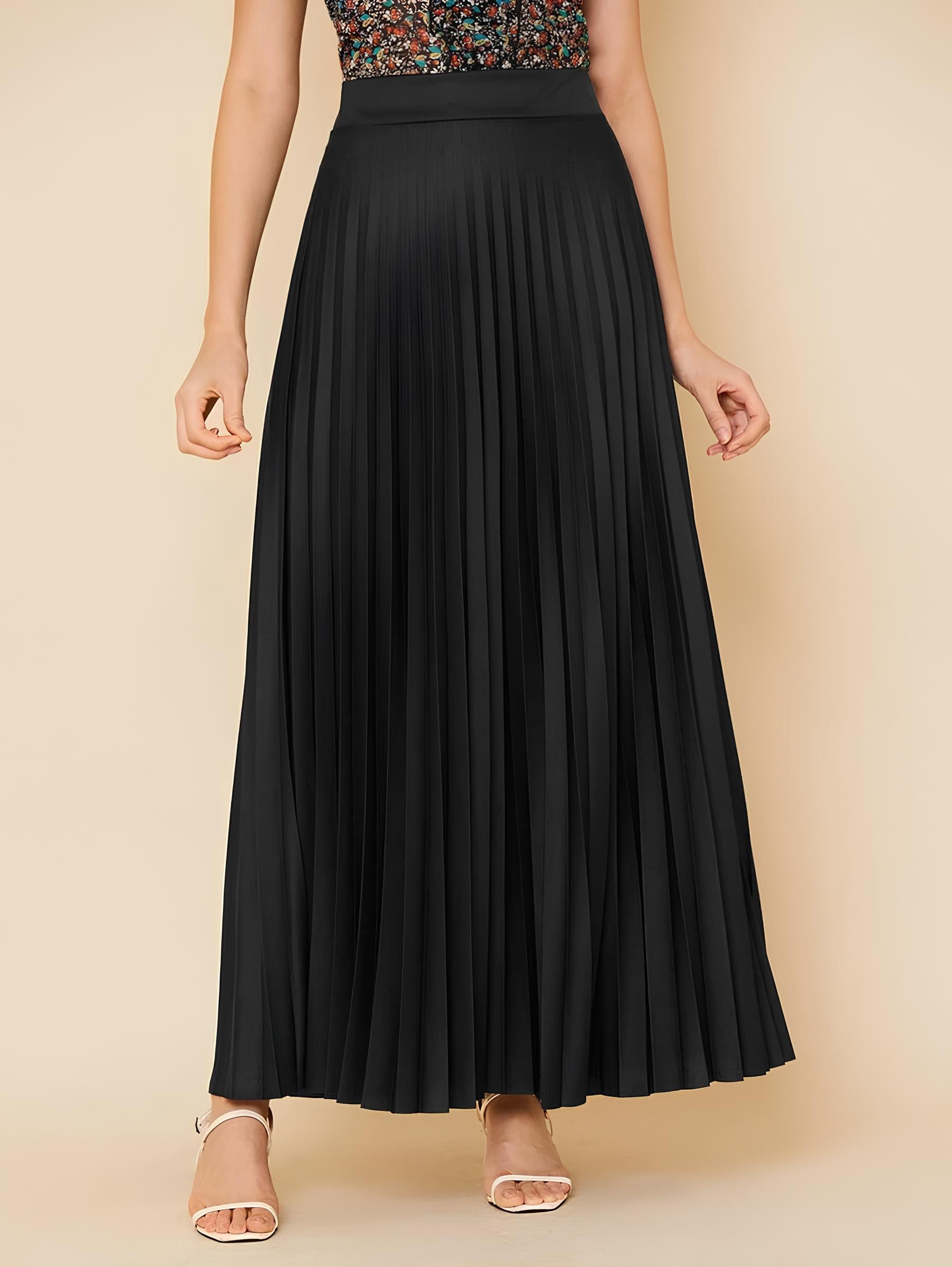 Saia Longa Plissada