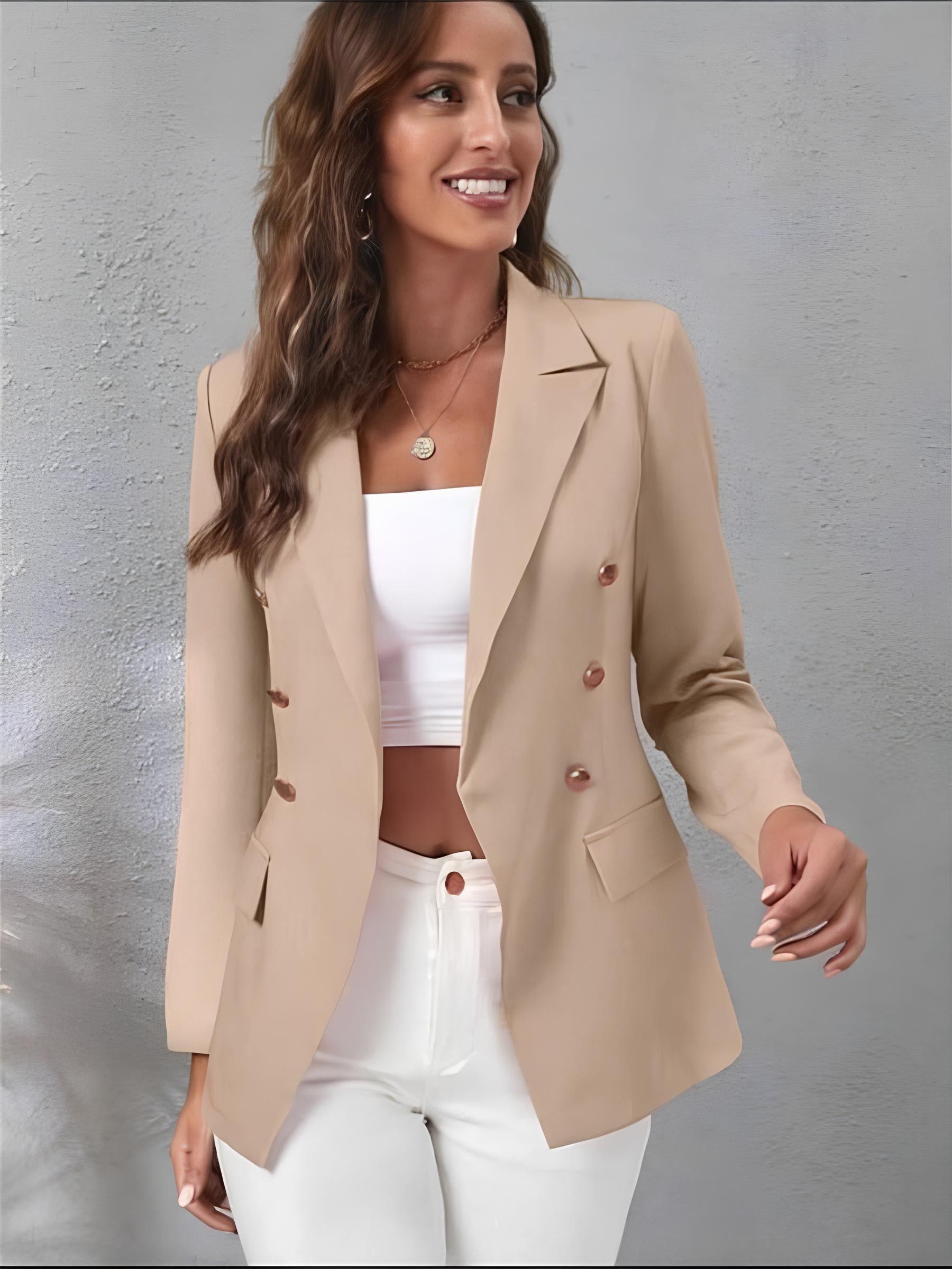 Blazer em Alfaiataria com Botões