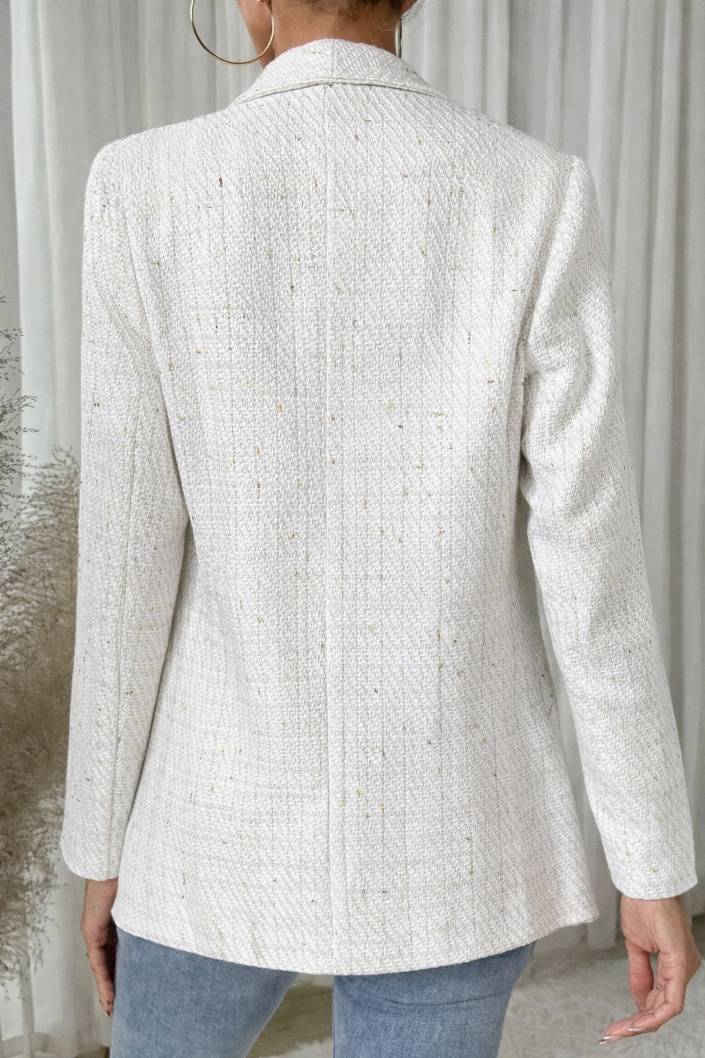 Blazer Feminino Casual em Linho