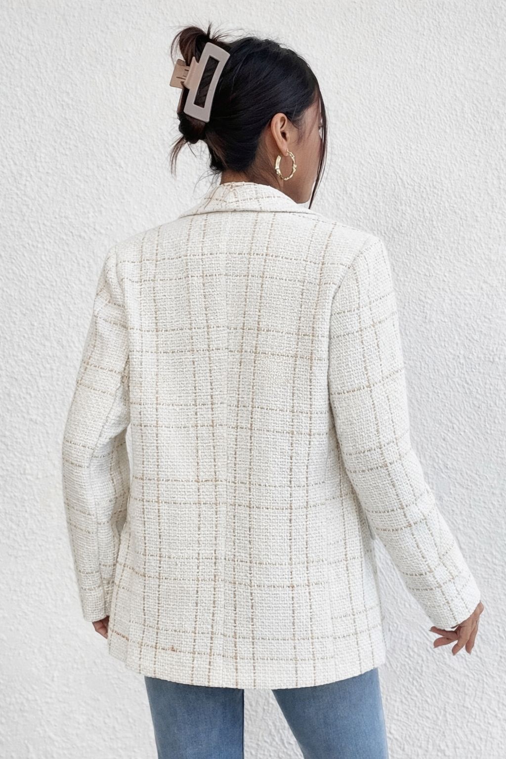 Blazer Feminino Casual em Linho