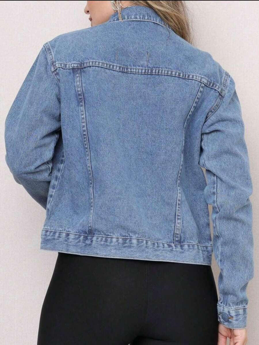 Jaqueta Jeans Feminina